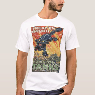 T-shirt Traitez 'Em Rough-1918 - en détresse