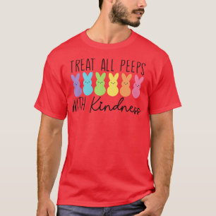 T-shirt Traitez Tous Les Bunnies Avec Kindness Smart Ensei