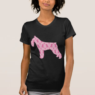 T-shirt Traitons le cancer Ruban Schnauzer