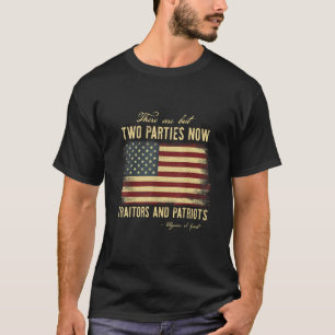 T-shirt Traitors et Patriotes