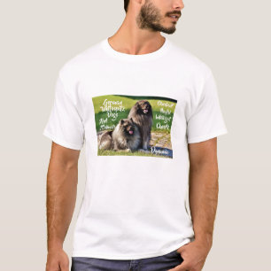 T-shirt Traits de race de chien Wolfssprit-Keeshon