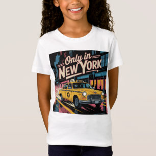 T-Shirt Trajets en taxi à New York & Éclairages publics