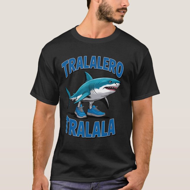 T-shirt Tralalero Tralala Funny Italian Brainrot Toddlers  (Devant)