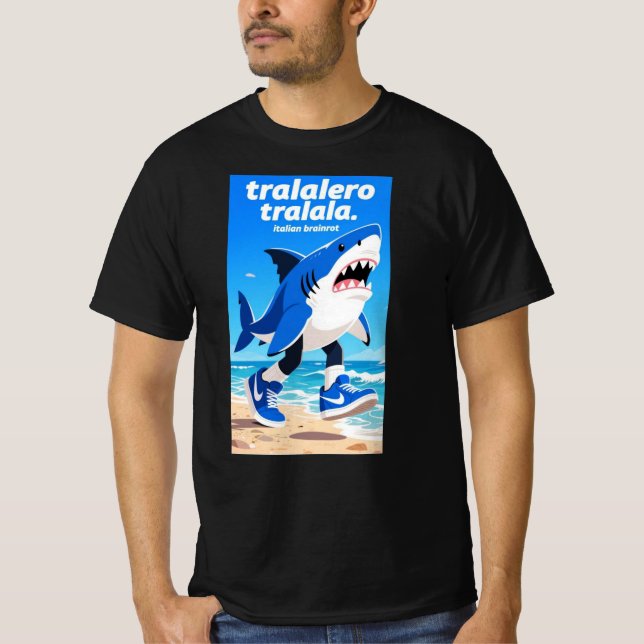 T-shirt tralalero tralala "italian brainrot"  (Devant)