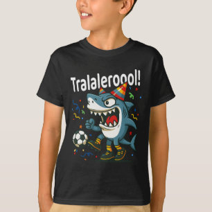 T-shirt Tralalero Tralala Italiens Garçons Football Brainr