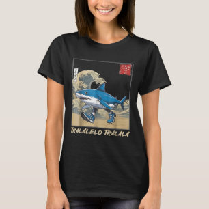 T-shirt Tralalero Tralala Japonais Drôle Requin Italien Br