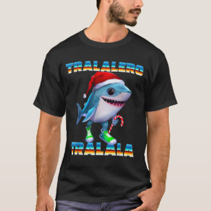 T-shirt Tralalero Tralala Mémes de Brainrot Italien Noël