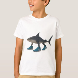 T-shirt Tralalero Tralala Requin avec des chaussures