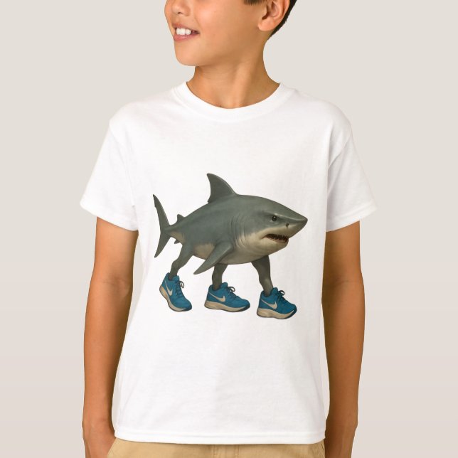 T-shirt Tralalero Tralala shark in sneakers  (Devant)