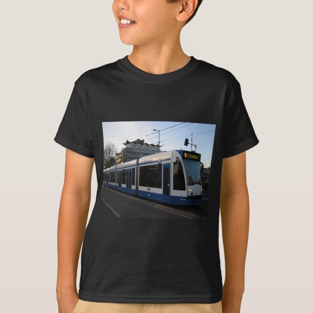 T-shirt Tram Amsterdam (Devant)