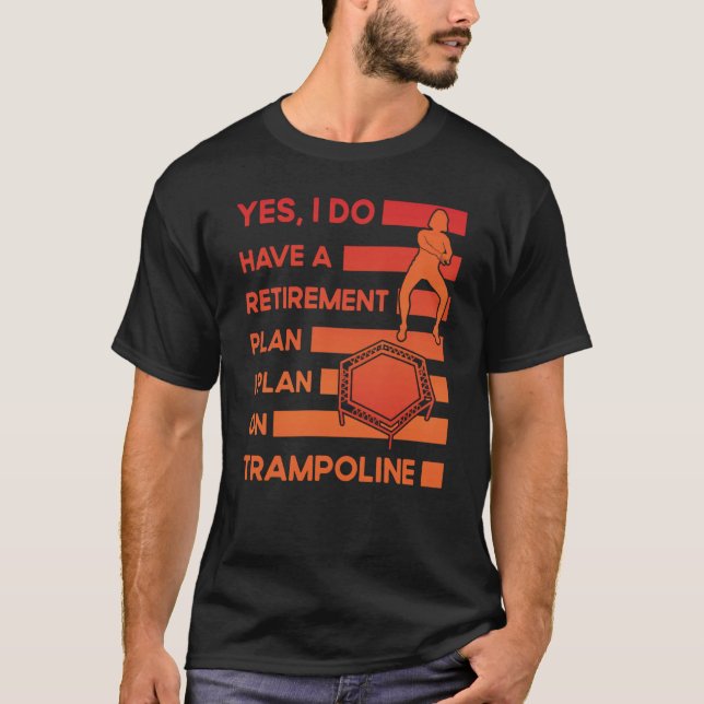 T-shirt Trampoline Jumping Trampoline Gymnastics  22 (Devant)