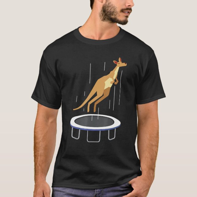 T-shirt Trampoline Kangaroo Lover faune animale Australi (Devant)