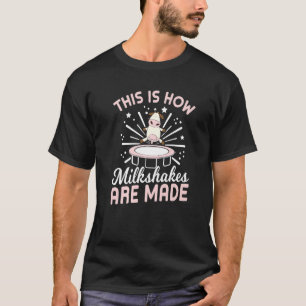T-shirt Trampoline Vache Milkshake Saut Paysan Saut Lait