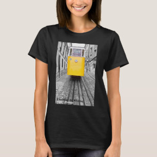 T-shirt Tramway Lisbonne Elevador da Gloria Yellow. Photo 