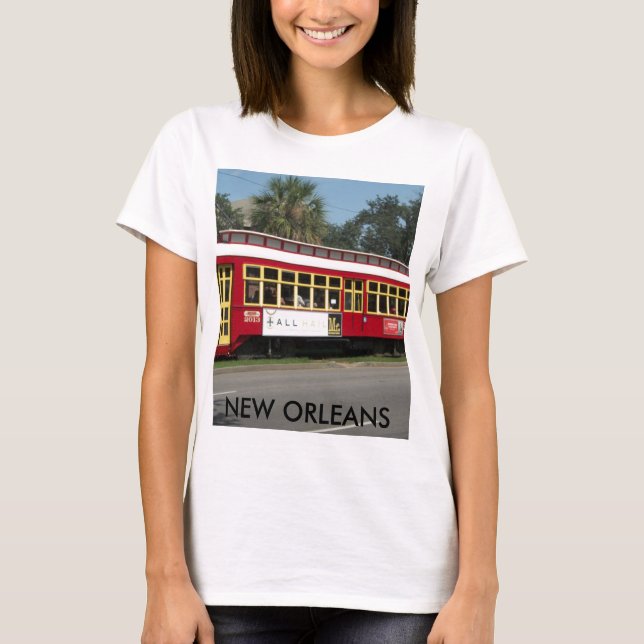 T-shirt Tramway rouge (Devant)
