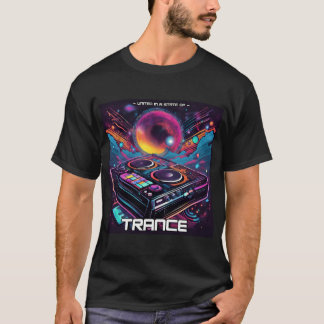 T-shirt Trance Music - DJ Deck Design - EDM - TECHNO -
