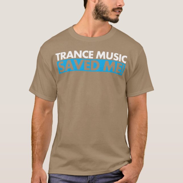 T-shirt Trance Music Sauve ma famille (Devant)