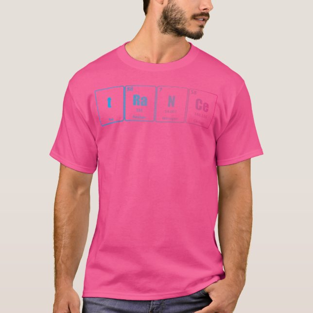T-shirt Trance Périodique Table Science Rave Edm (Devant)