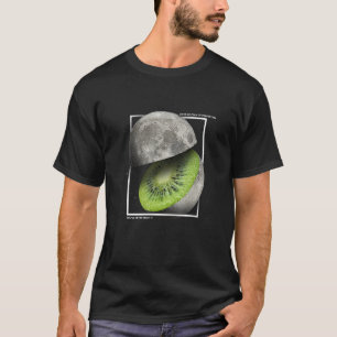 T-shirt Tranche de fruit esthétique Lune Kiwi Sans peur de