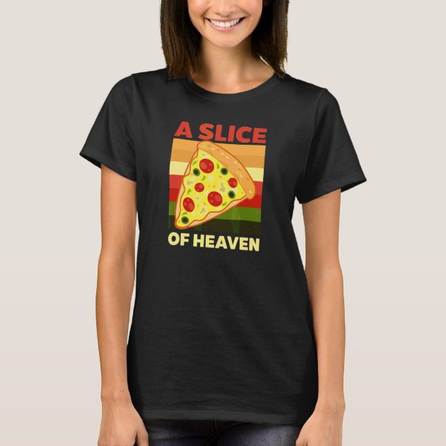 T-shirt Tranche de paradis Fun Pizza 1 (Devant)
