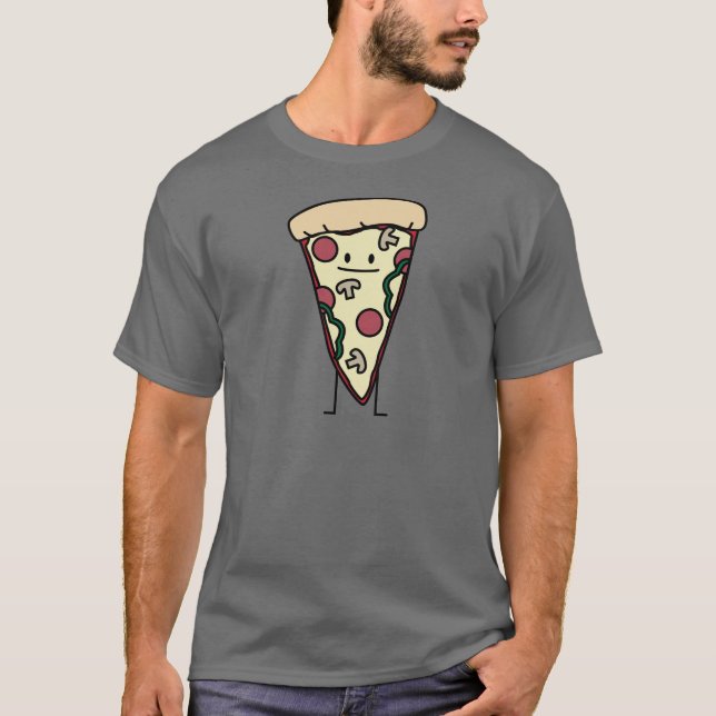 T-shirt Tranche de pizza (Devant)
