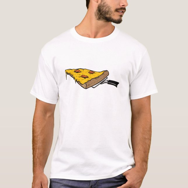 T-shirt Tranche de pizza (Devant)