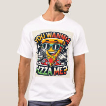 T-shirt tranche de pizza