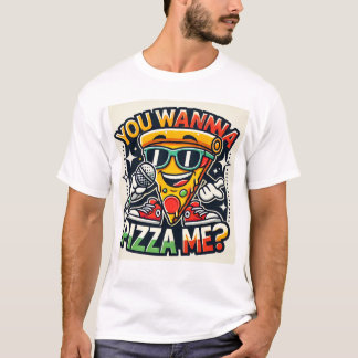 T-shirt tranche de pizza