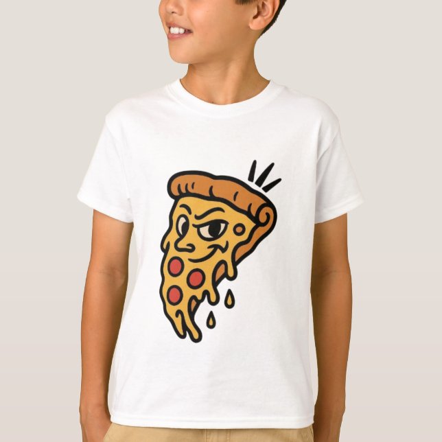 T-shirt 🍕 Tranche de Pizza Impertinente (Devant)