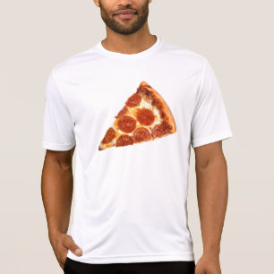 T-shirt Tranche de pizza pepperoni classique de SlipperyJo