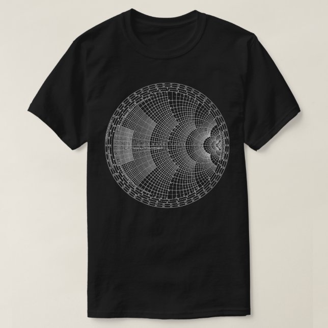 T-shirt Tranche de réflexion de vague électromagnétique à  (Design devant)