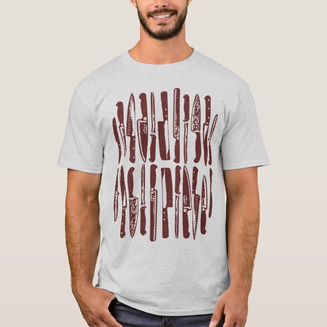 T-shirt Tranché et découpé - Marron (Devant)