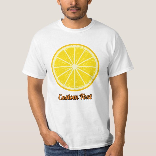 T-shirt tranche orange (Devant)
