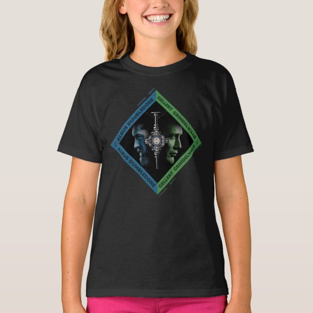 T-shirt Tranche sanguine Dumbledore & Grindlewald Graphiqu (Devant)