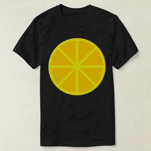 T-shirt Tranches Citrus Citron (Design devant)
