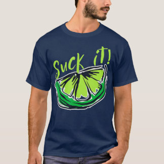 T-shirt Tranches de citron vert amusant Citron Guacamole M