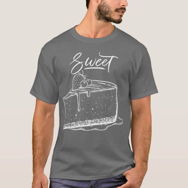 T-shirt Tranches sucrées drôles (Devant)