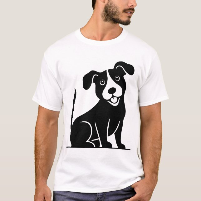 T-shirt Trandy Chat : Conception vectorielle (Devant)