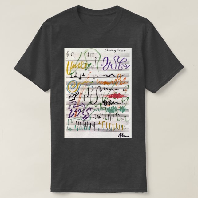 T-shirt Trane de recherche (Design devant)