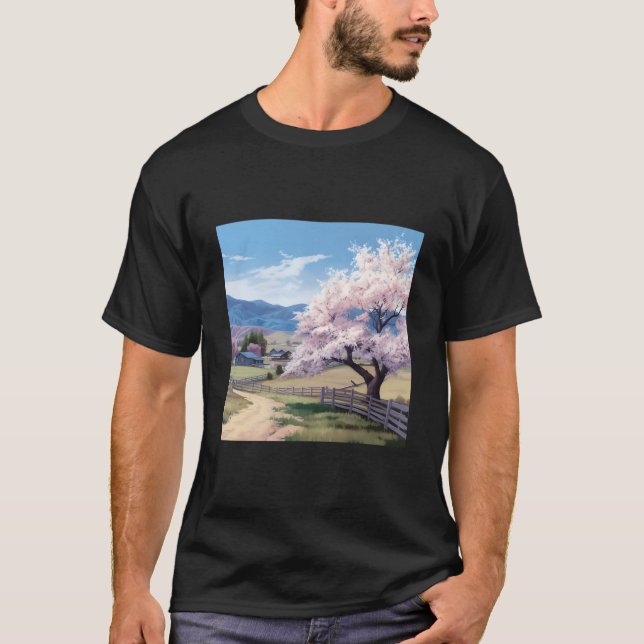 T-shirt Tranquil Blossom Hway Countryside Residence (Devant)