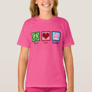 T-shirt Tranquille Loisirs Cupcakes Pink Kids