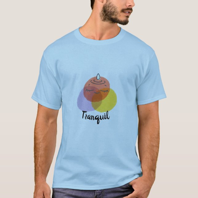 T-shirt "Tranquille" Zen Serenity (Devant)