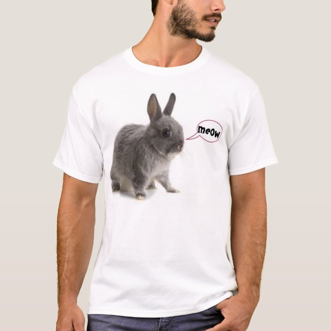 T-shirt Tranquillité comme un lapin (Devant)