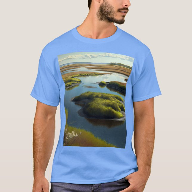 T-shirt Tranquillité Côtière (Devant)
