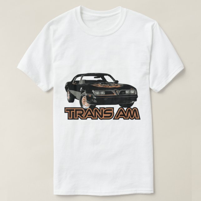 T-shirt Trans am Smokey et le film d'art de la voiture ban (Design devant)