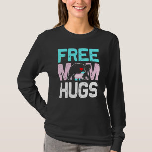 T-shirt Trans Free Mama Hugs Transgender Proud Maman Ally