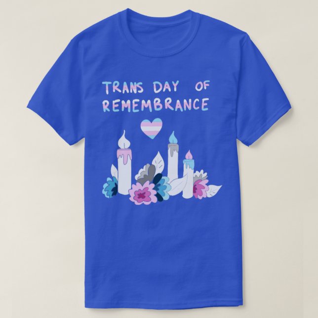 T-shirt Trans Journée du Souvenir Trans LGBTQ (Design devant)