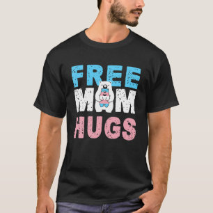 T-shirt Trans Mama-Bear Libre Maman Hugs Arc-en-ciel Trans