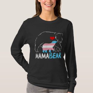 T-shirt Trans Mama Oear Fier Maman Arc-en-ciel Transgenre 