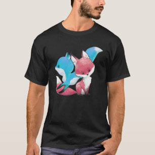 T-shirt Trans Pride Fox transgenre LGBT